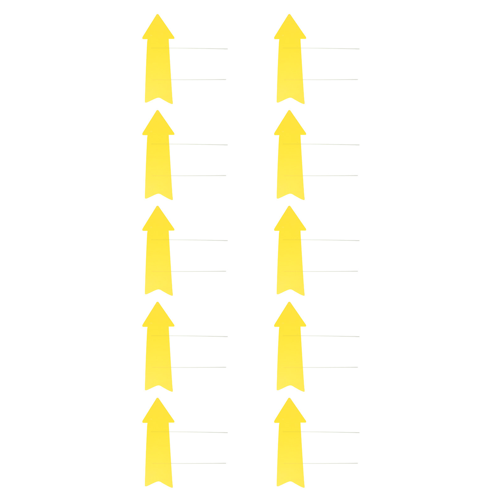 Yard Sign Blank - 10Pcs Blank Arrow Yard Signs Stakes