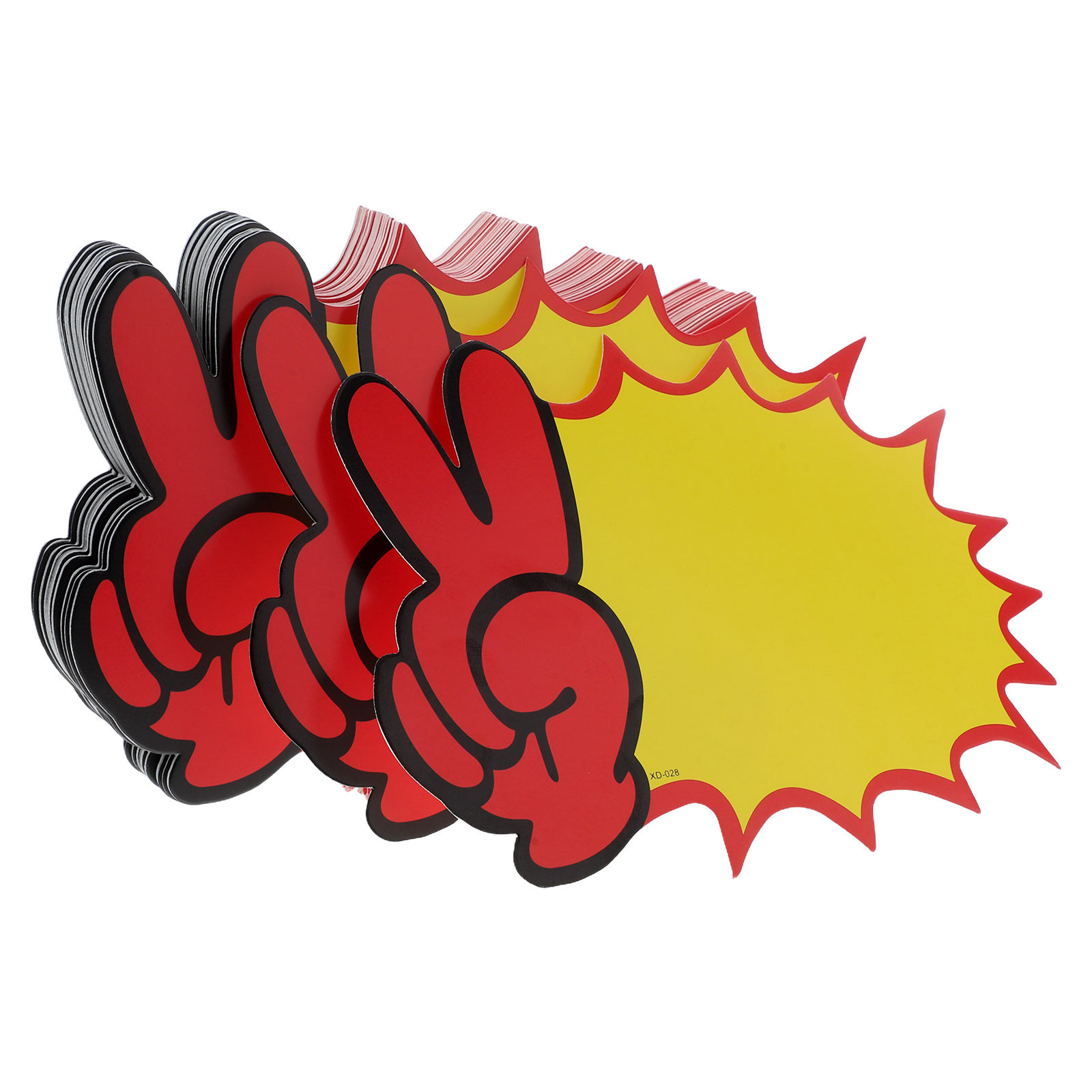 Yard Sign Blank - 80Pcs Tags Blank Colorful Burst Signs