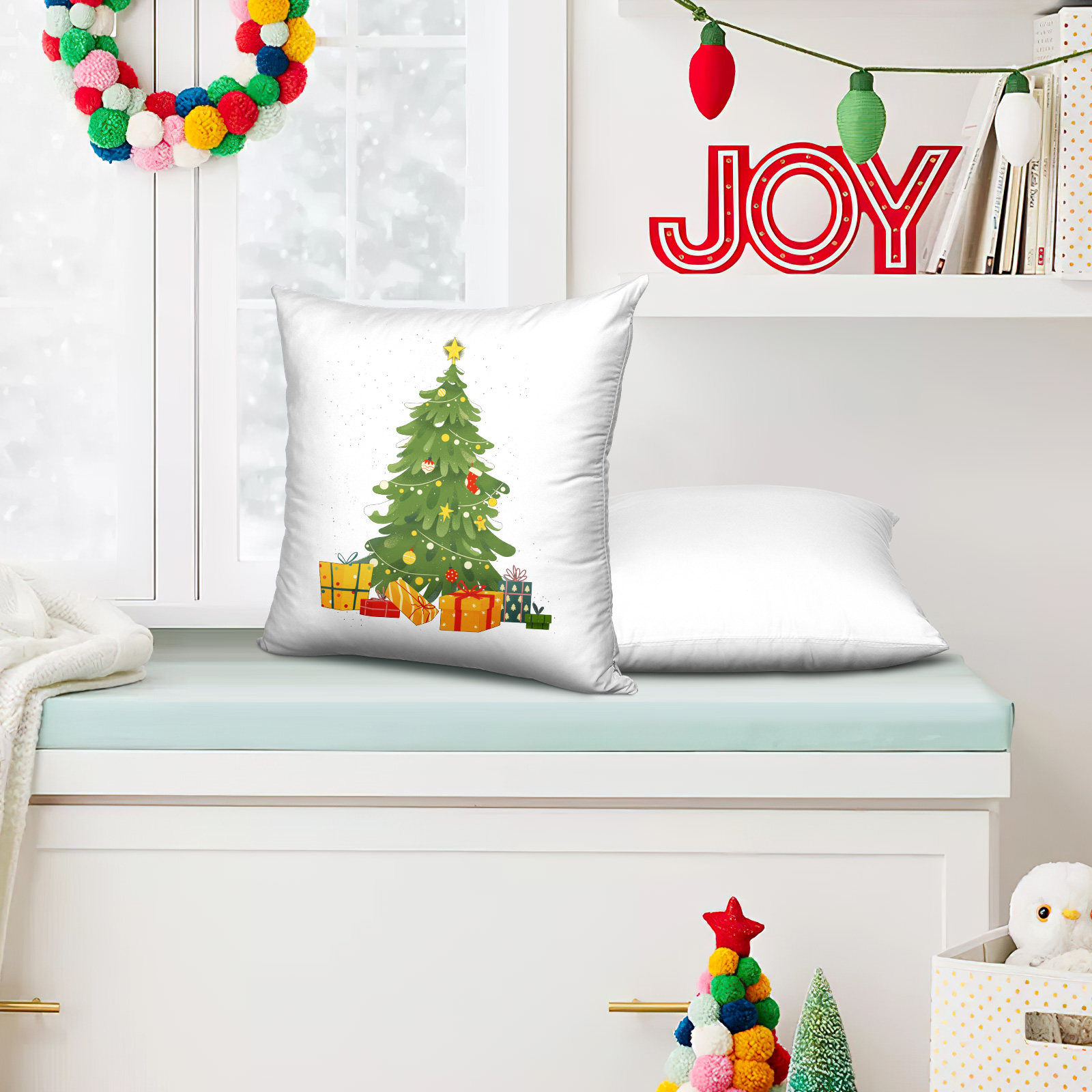 Pillow Cover Sublimation - 4Pcs Sublimation Pillow Covers 16x16 Inch