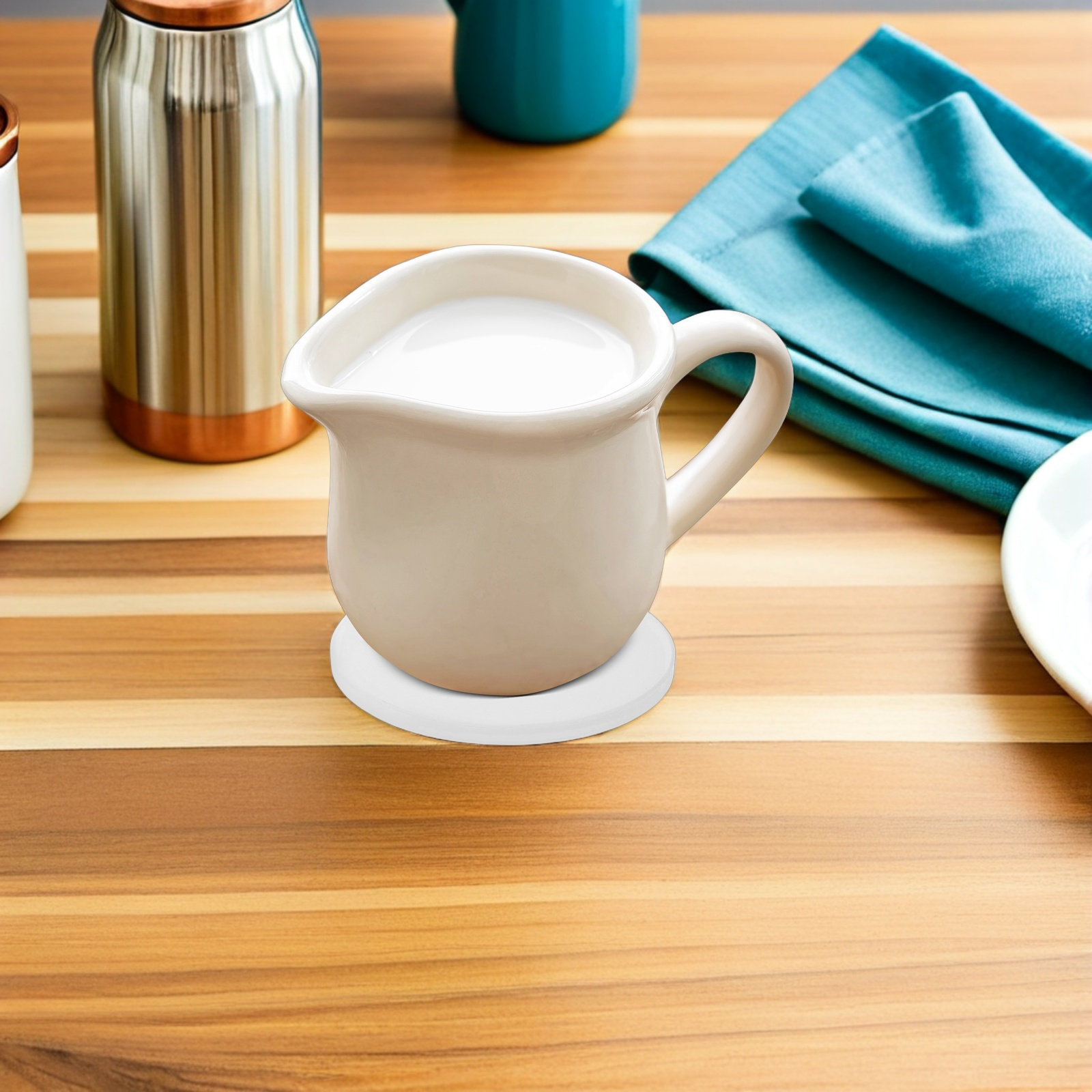 Ceramic Tile Blank - 12Pcs White Round Ceramic Coasters Blank