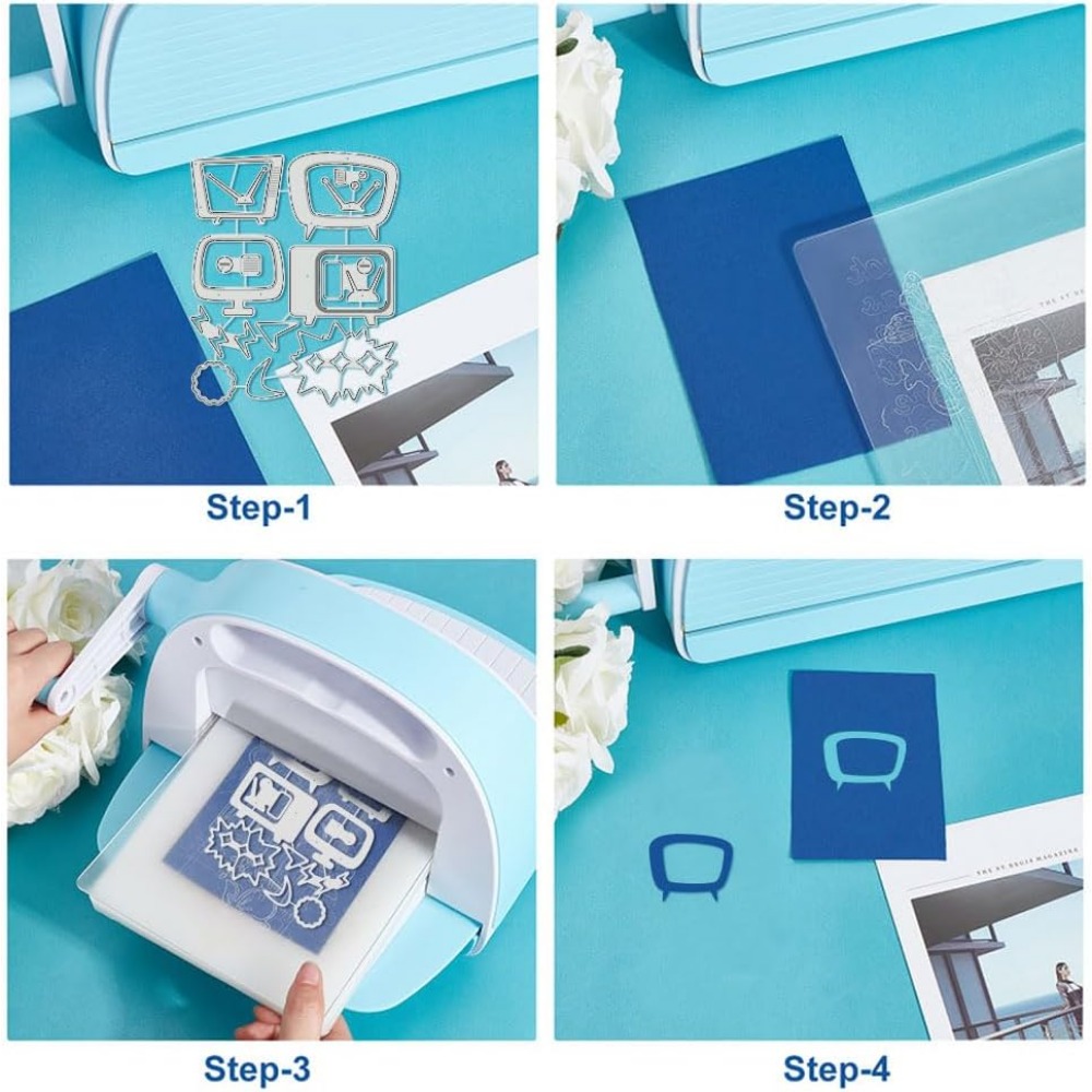 Retro TV Cutting Dies Stencils - Metal Photo Panel 评论和价格