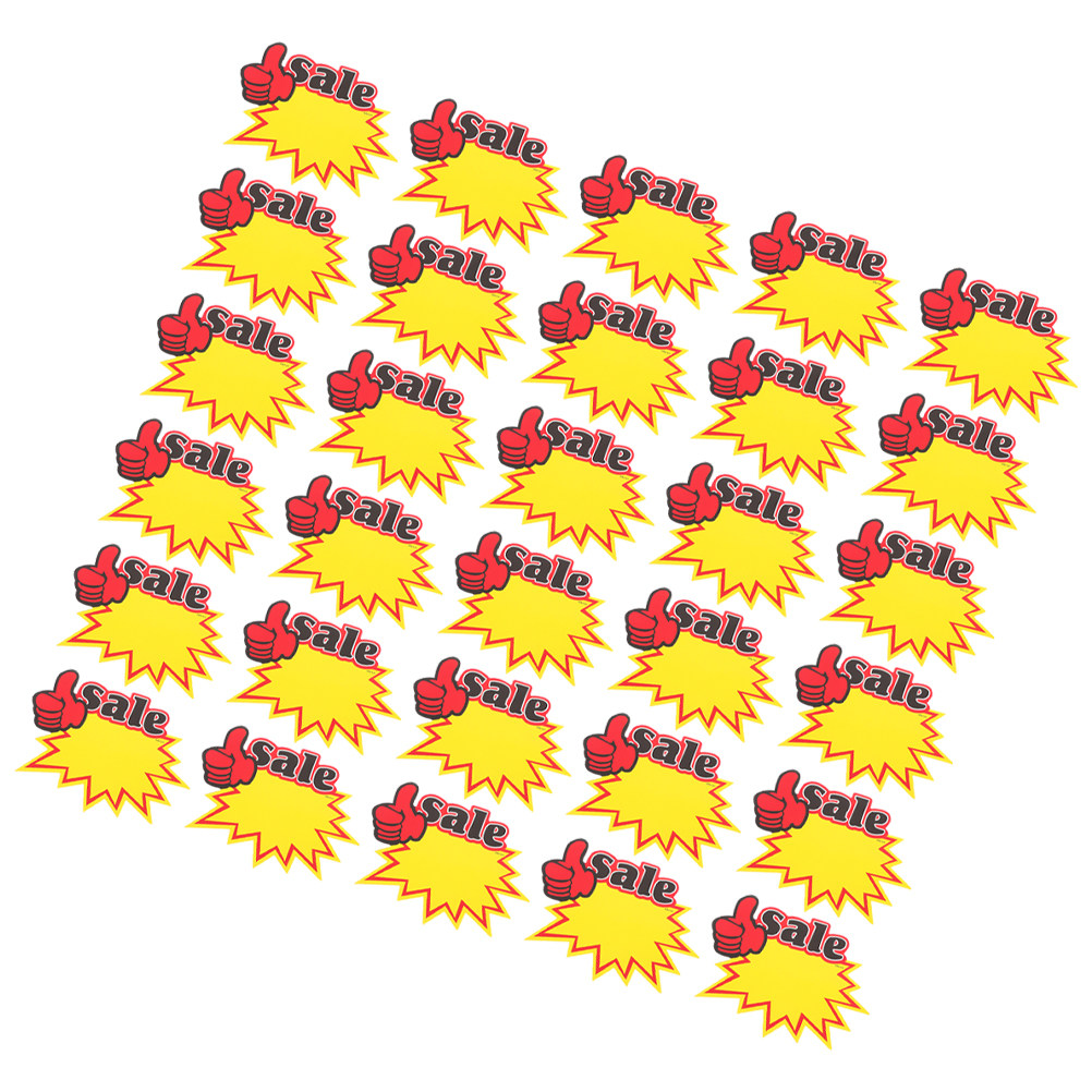 200Pcs Price Labels Bright Yel - Yard Sign Blank 评论和价格