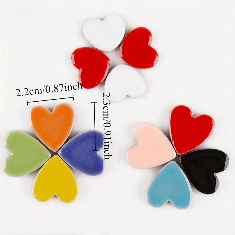 Heart Shaped Ceramic Mosaic Ti - Ceramic Tile Blank 评论和价格