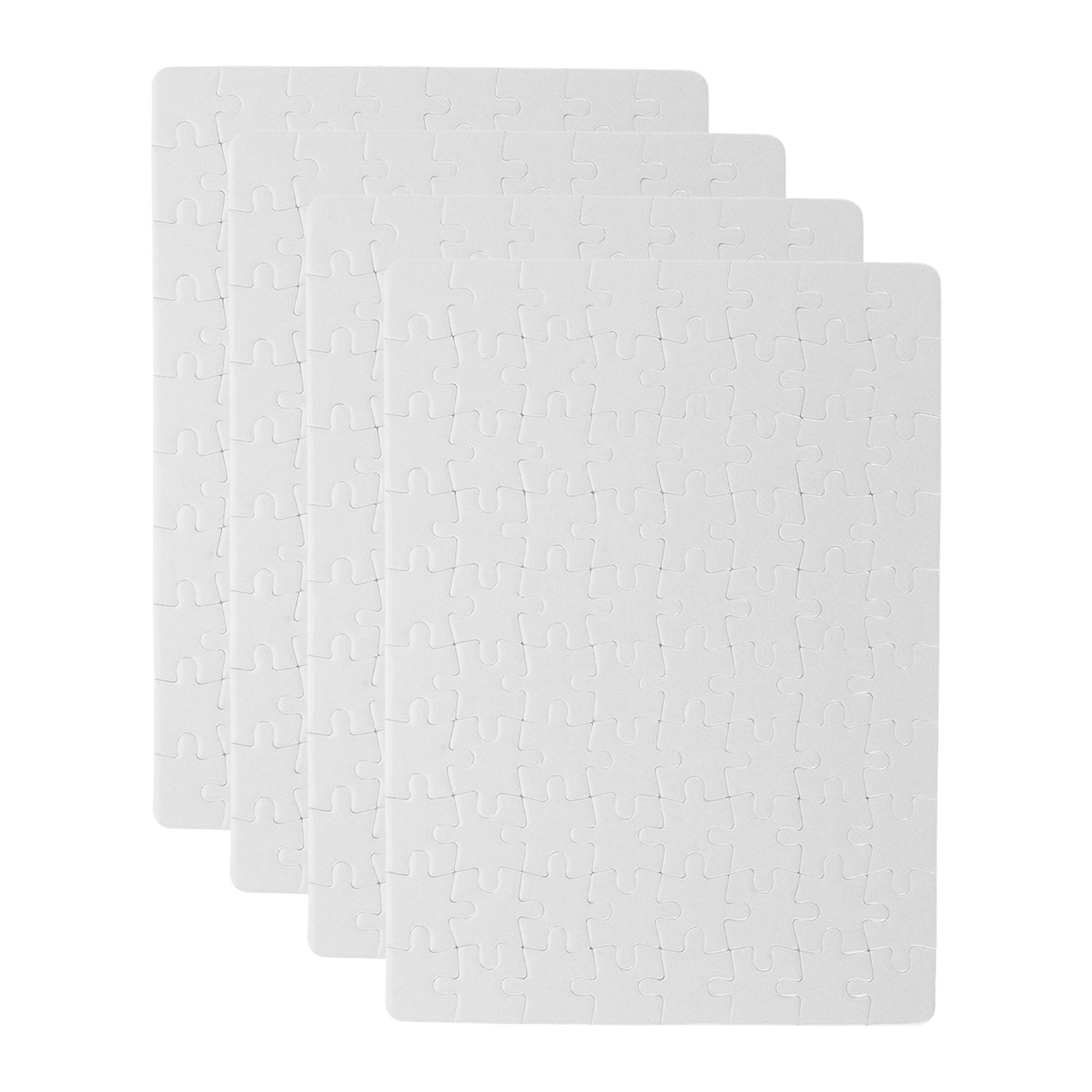 4Sheets Blank Jigsaw Puzzles S - Puzzle Blank White 评论和价格
