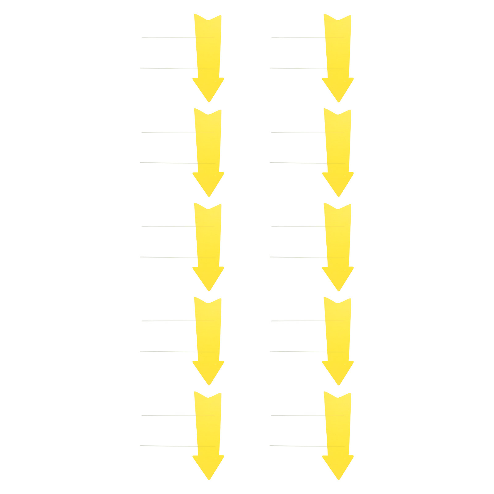 10Pcs Blank Arrow Yard Signs S - Yard Sign Blank 评论和价格