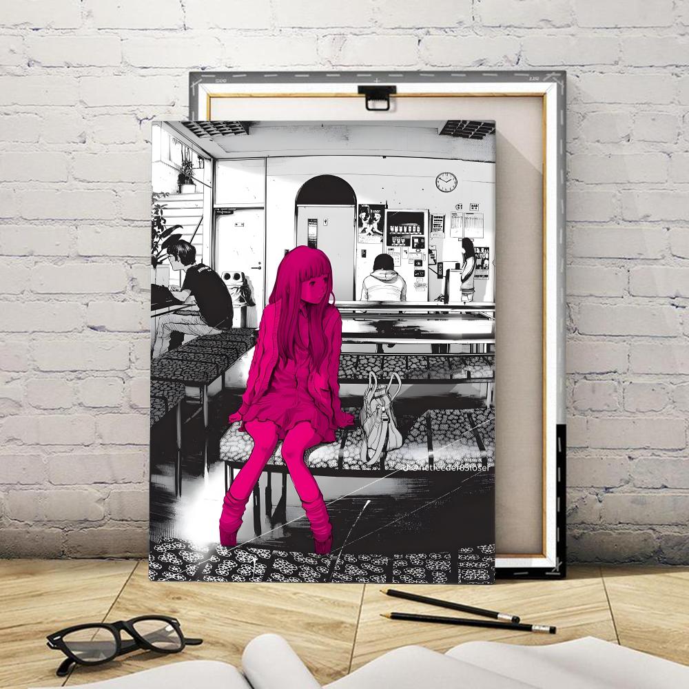 G-Goodnight Punpun Anime Poste - Canvas Wrap Ready 评论和价格