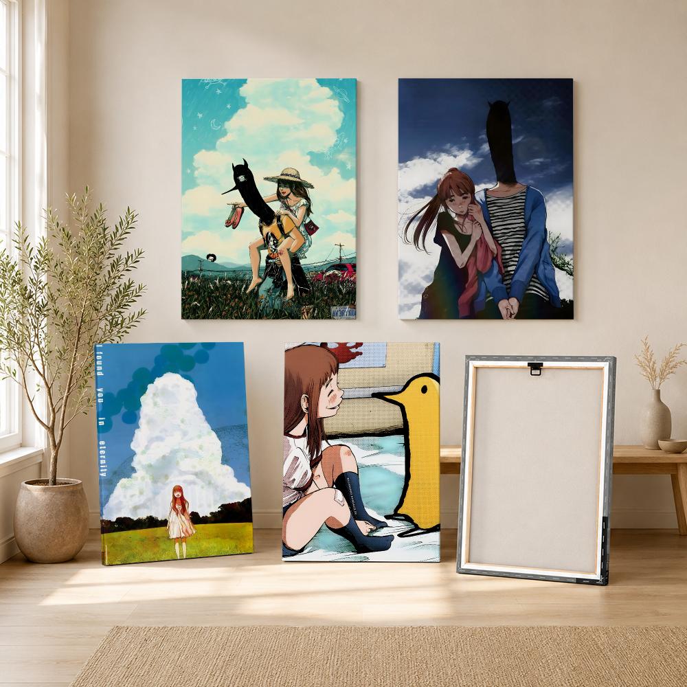 G-Goodnight Punpun Anime Paint - Canvas Wrap Ready 评论和价格