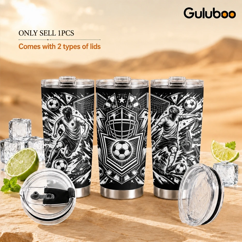 Black White Sports Emblem Vacu - Tumbler 20Oz White 评论和价格