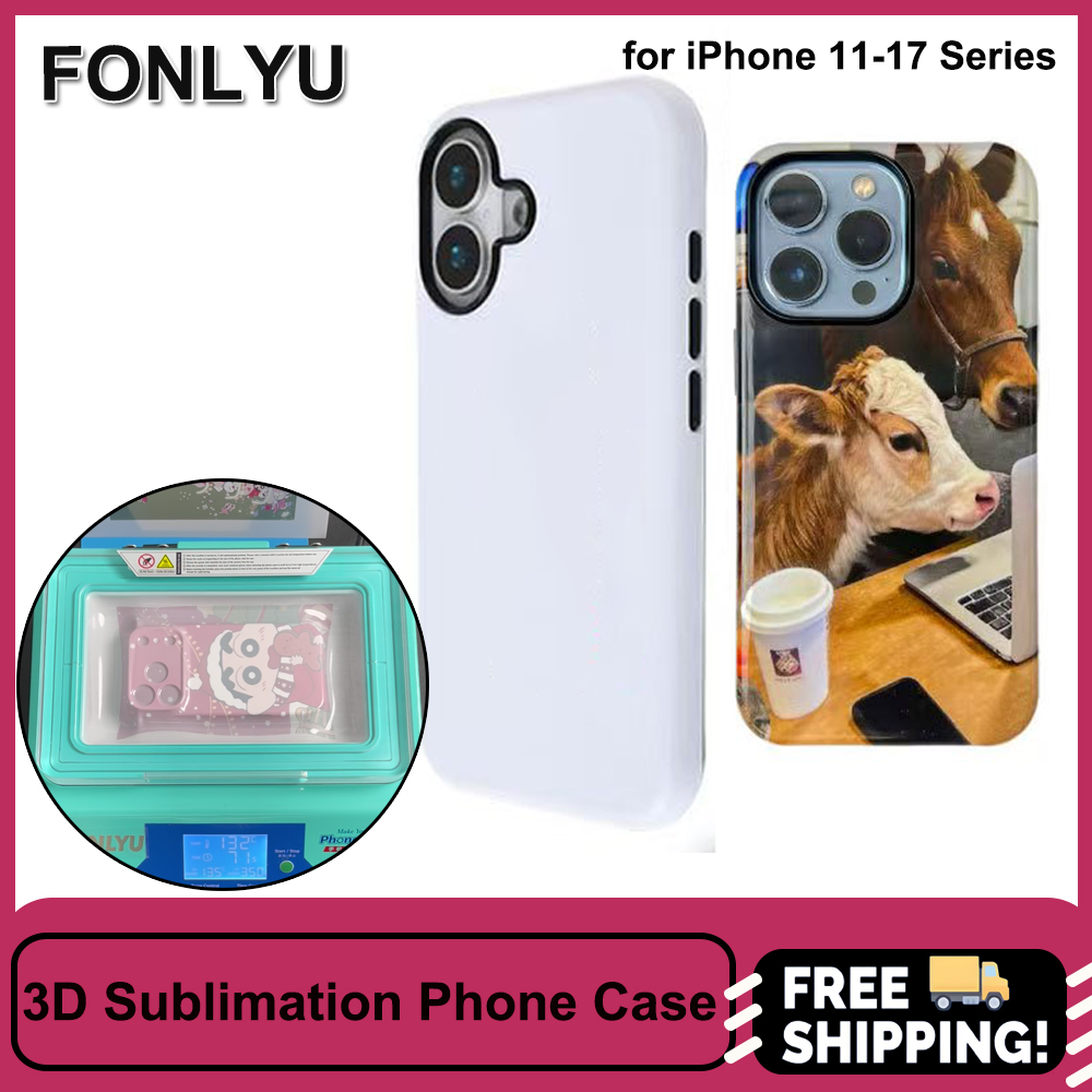 10PCS 2 in 1 3D Sublimation Bl - Phone Case Blank Print 评论和价格