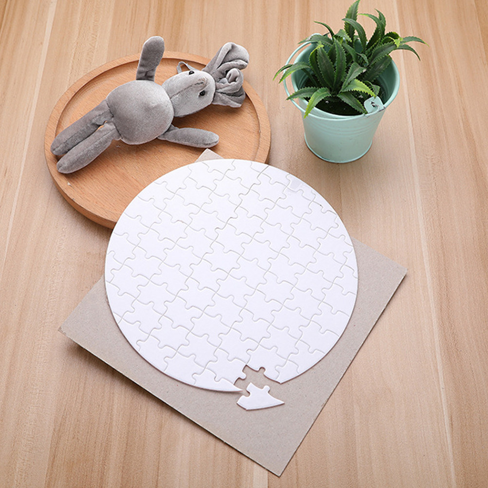 4Pcs Heat Transfer Sublimation - Puzzle Blank White 评论和价格