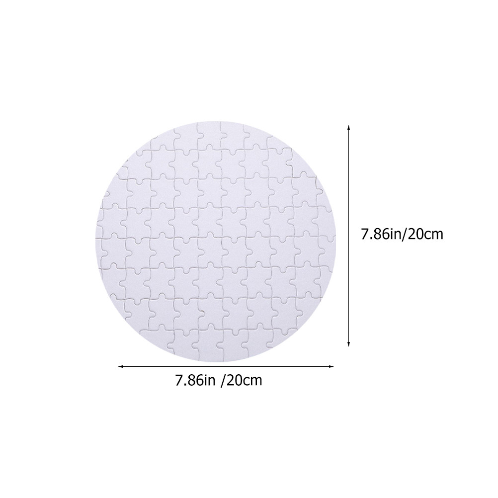 4Pcs Heat Transfer Sublimation - Puzzle Blank White 评论和价格