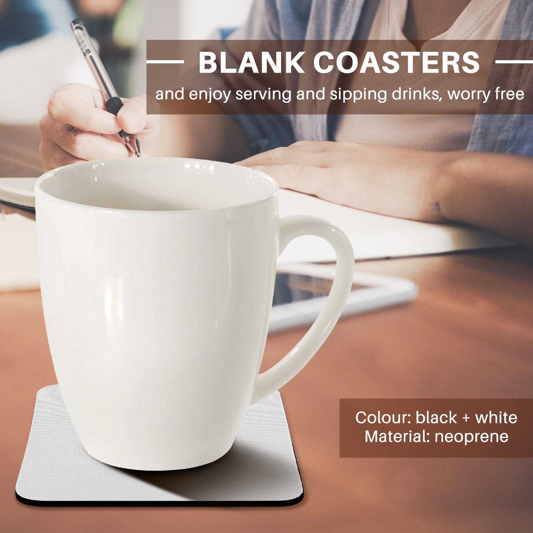 ✱35 Pieces Square Sublimation  - Coaster Sublimation Blank 评论和价格