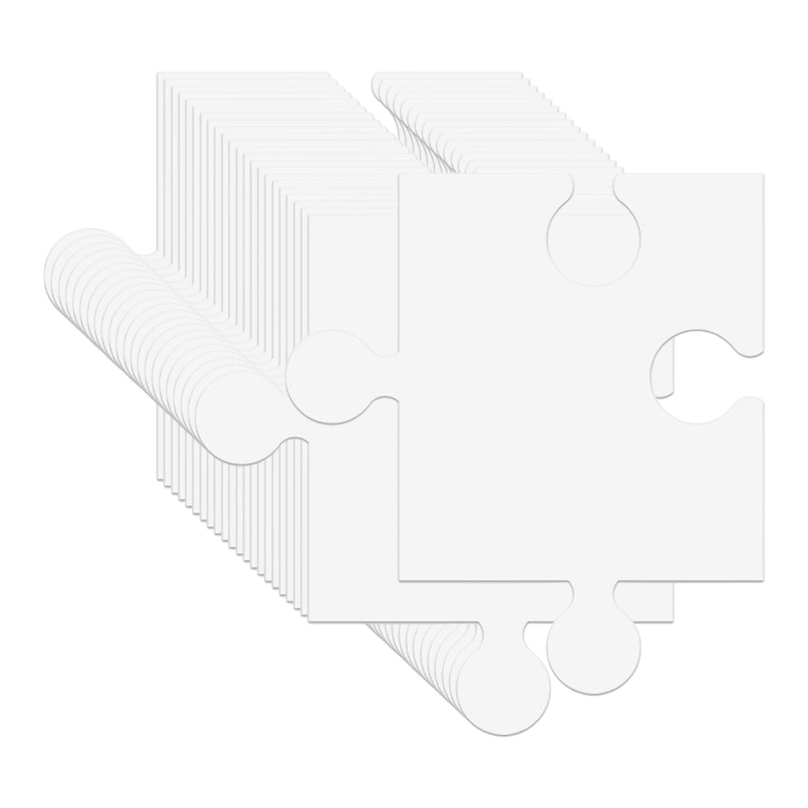 Kids Adult Blank Puzzle for DI - Puzzle Blank White 评论和价格