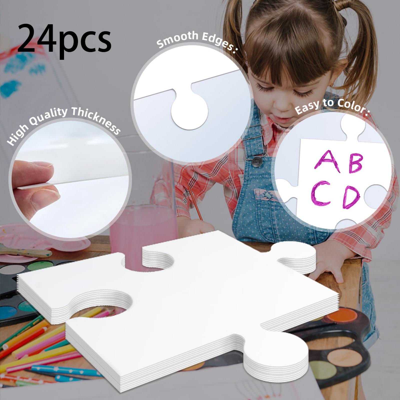 Kids Adult Blank Puzzle for DI - Puzzle Blank White 评论和价格