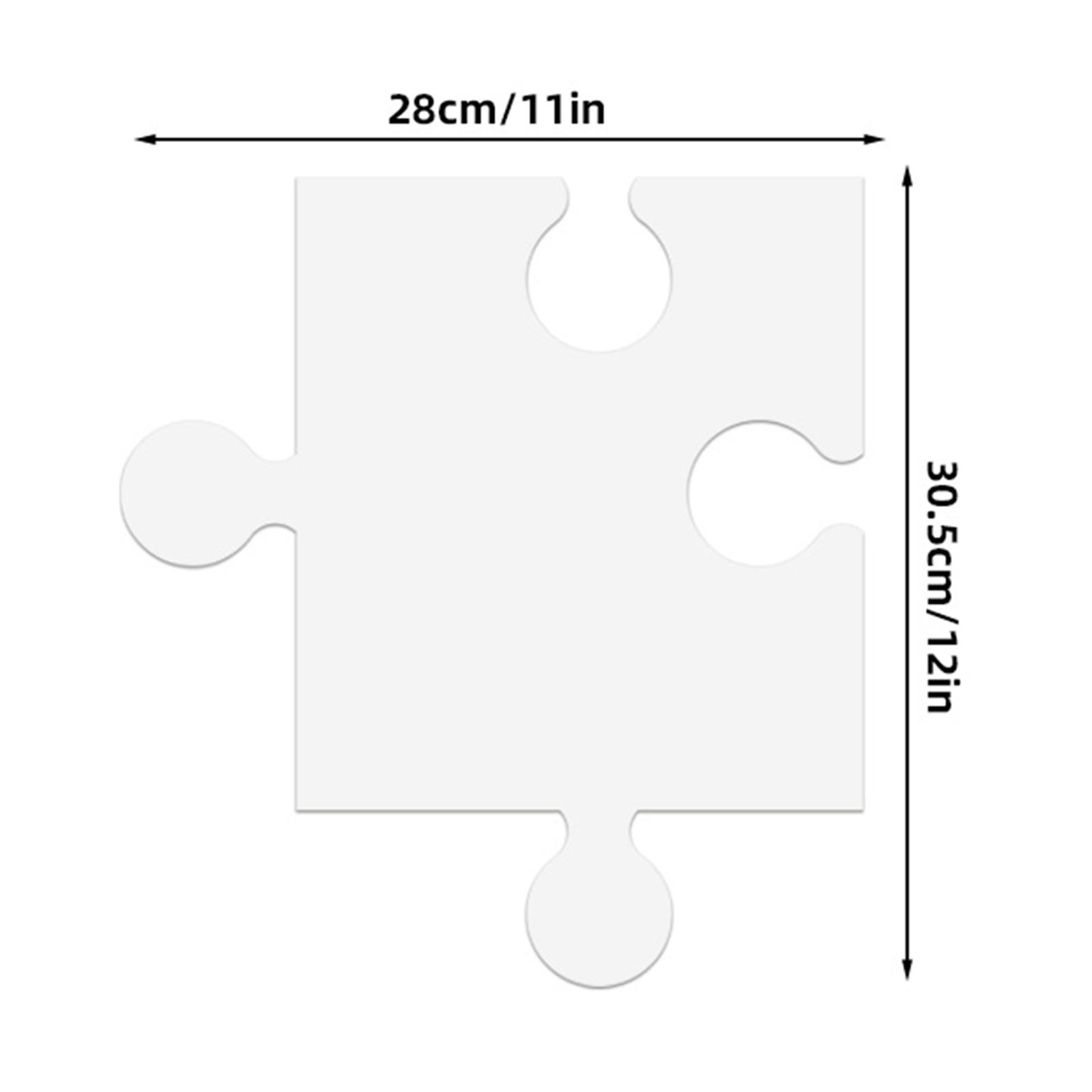 Kids Adult Blank Puzzle for DI - Puzzle Blank White 评论和价格