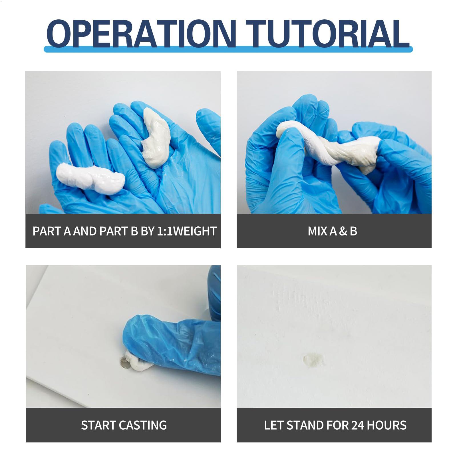 Quick Repair Epoxy Putty Two P - Ceramic Tile Blank 评论和价格