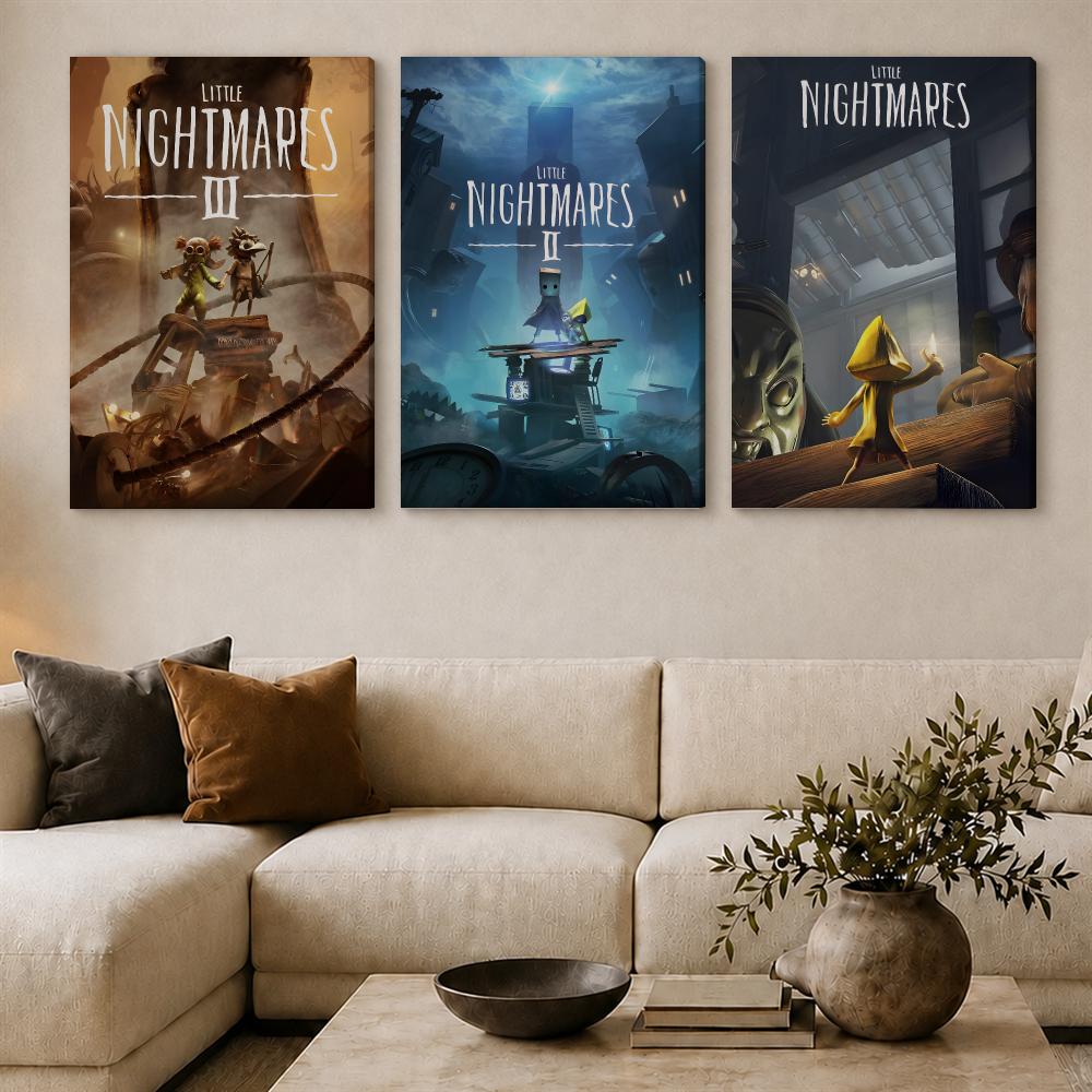 Game L-Little Nightmares Anime - Canvas Wrap Ready 评论和价格