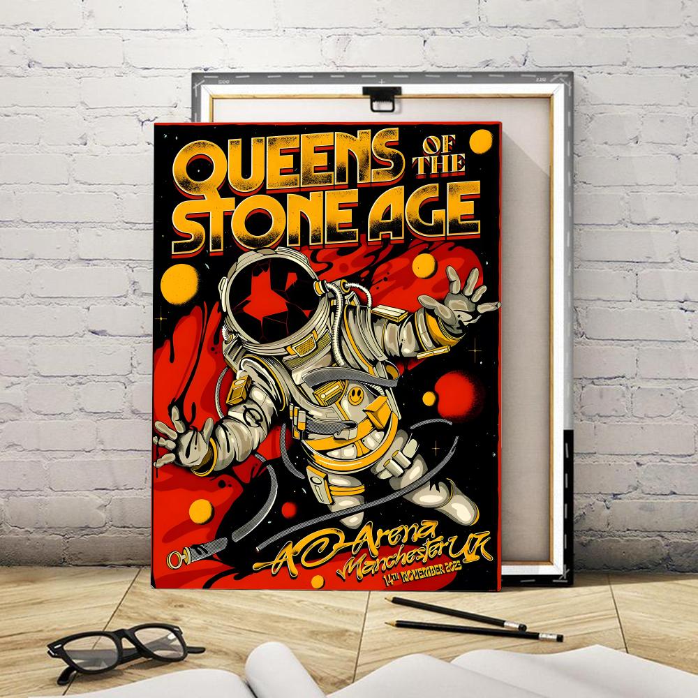 Band Q-Queens Of The Stone Age - Canvas Wrap Ready 评论和价格