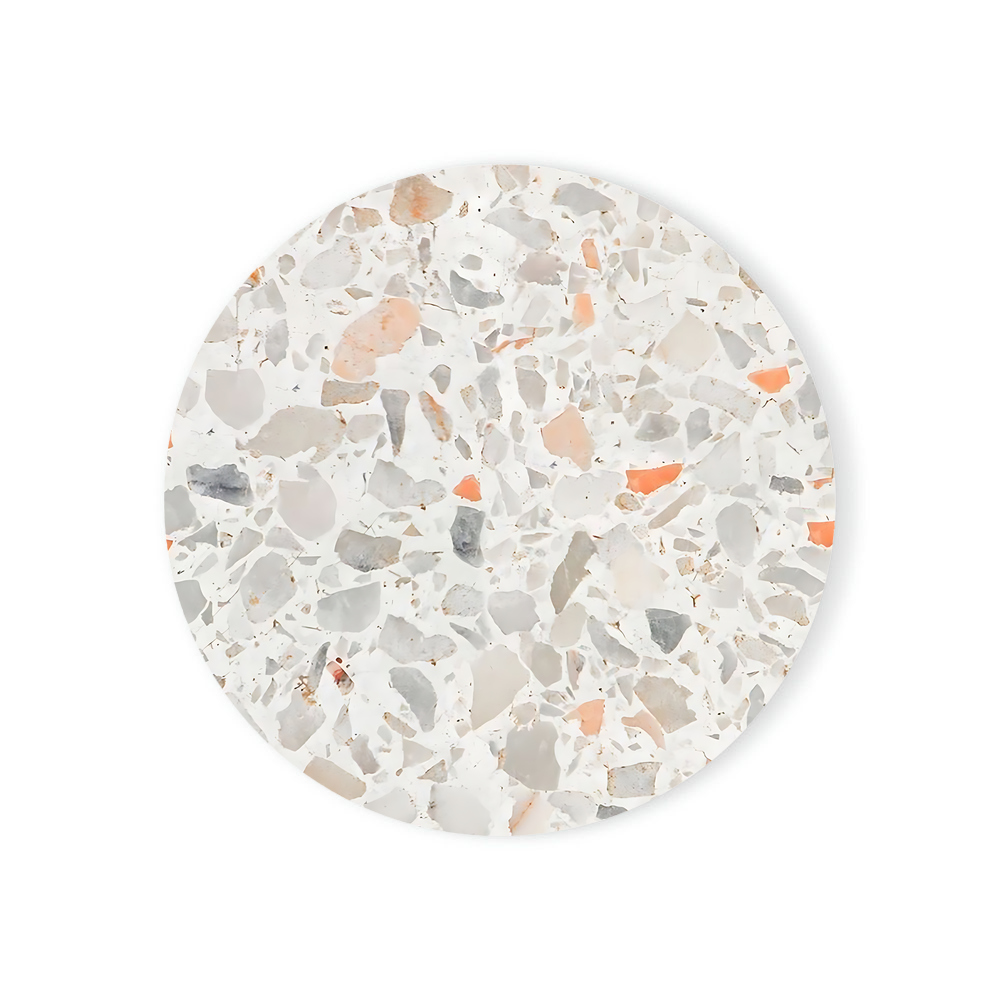 Terrazzo Marble Absorbent Coas - Ceramic Tile Blank 评论和价格